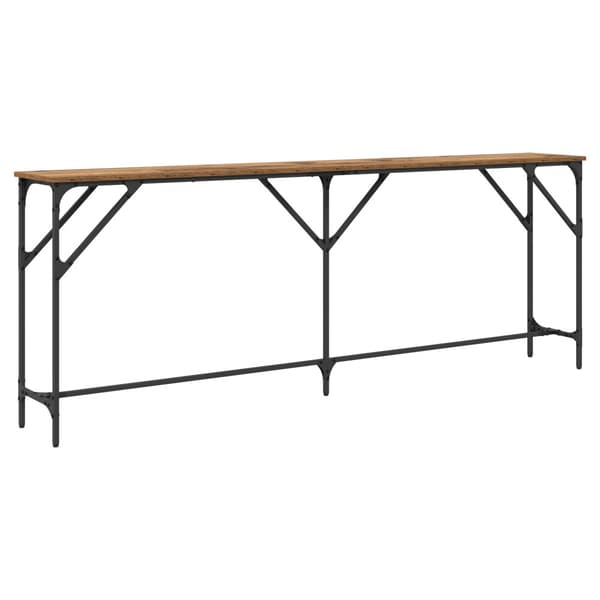 Konsolbord Gammalt trä 200 x 29 x 75 cm