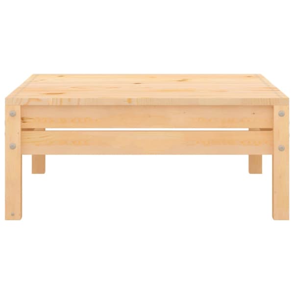 Loungegrupp 3 delar massiv furu