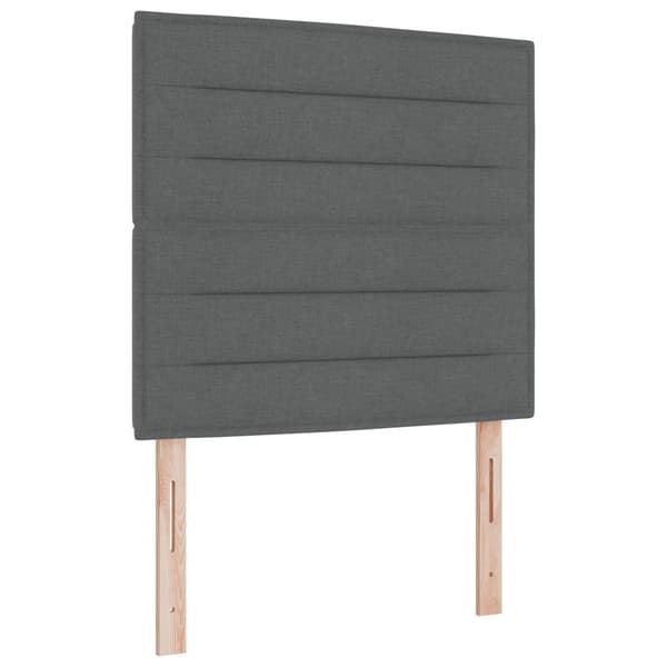Huvudgavel Mörkgrå 100 cm tyg