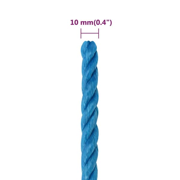 Rep blå 10 mm 50 m polypropylen