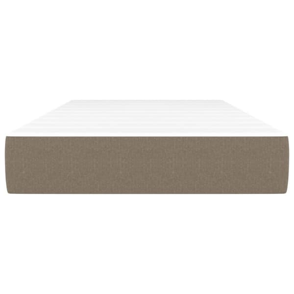 Pocketresårmadrass för barn medium taupe 80x160 cm tyg