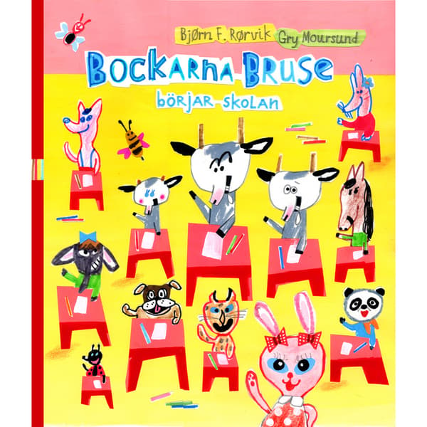 Bockarna Bruse börjar skolan (inbunden)