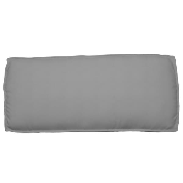 Kudde Grå 120 x 50 x 12 cm Oxford Tyg