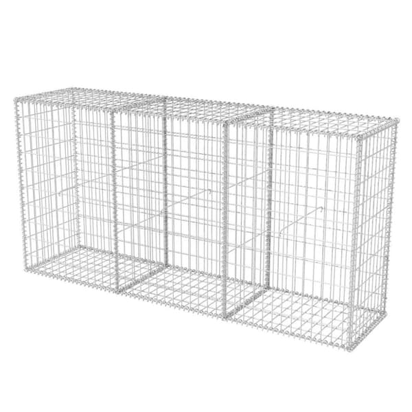 Gabionkorg galvaniserat stål 200x50x100 cm