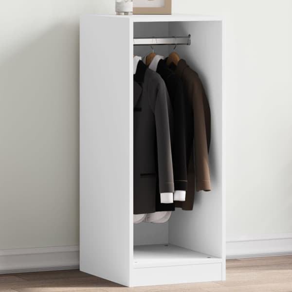 Garderob vit 48x41x102 cm spånskiva