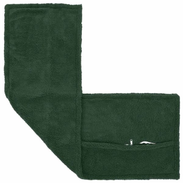 Kuddöverdrag 2 st HOUTEN Mörkgrön 40 x 145 cm Bouclé