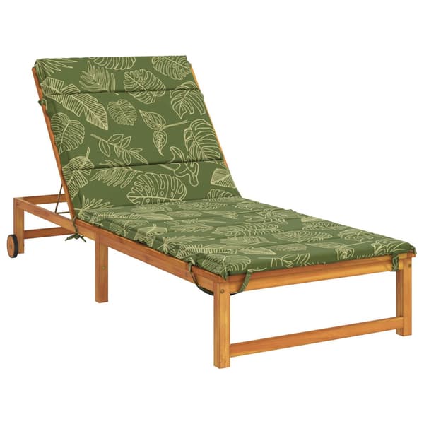Solstol Kudde GEMERT 100% Polyester Bladdesign 200 x 80 x 3 cm