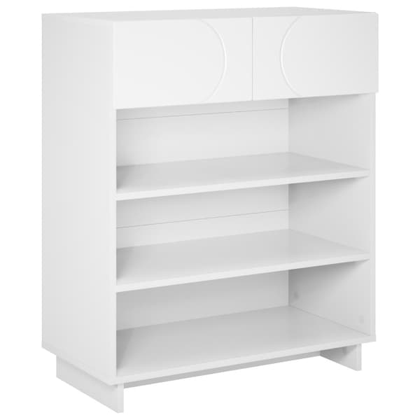 Skoskåp 73 x 38 x 87,5 cm Konstruerat trä Vit