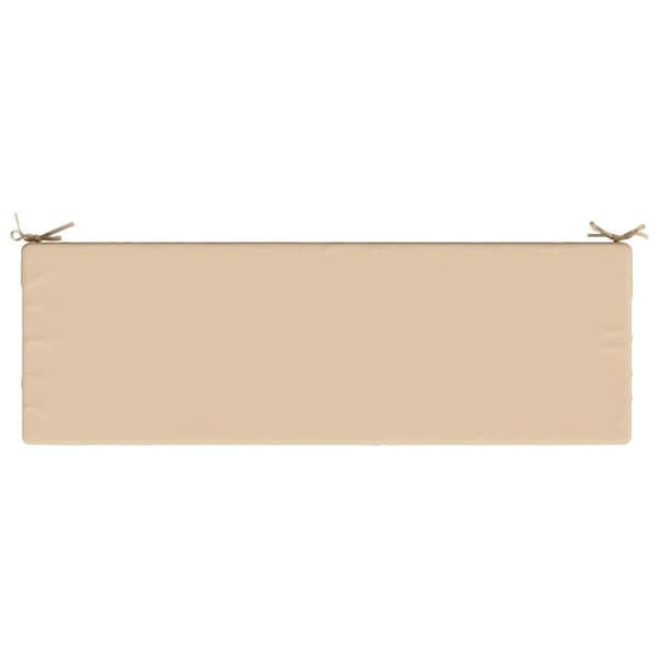 Bänk kudde SOEST 100% Polyester Gräddvit 150 x 50 x 8 cm