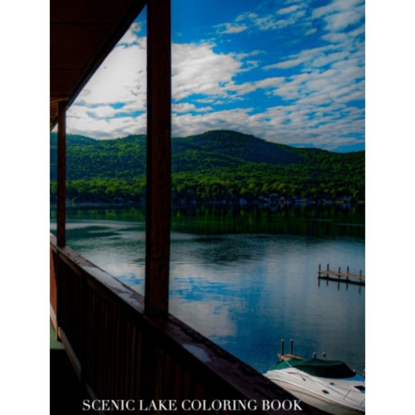 Scenic Lake template Coloring Book sir Michael limited edition (inbunden, eng)