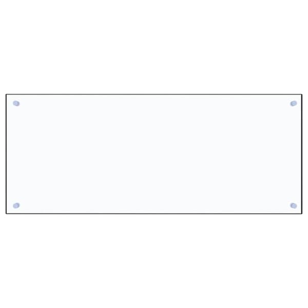 Stänkskydd transparent 100x40 cm härdat glas