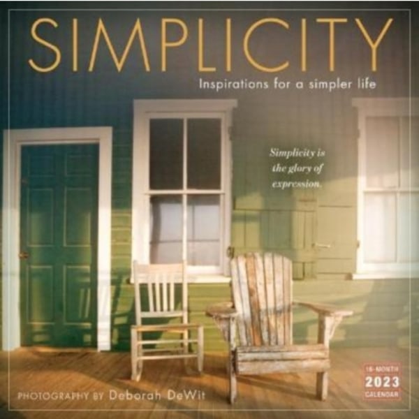 SIMPLICITY INSPIRATIONS FOR A SIMPLER LI (häftad, eng)