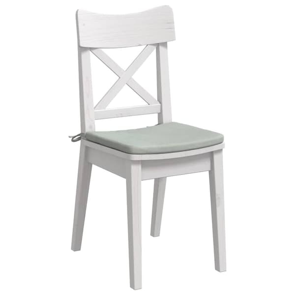 Sittkuddar 4 pcs Ljusgrå 40 x 40 x 3 cm Sammet