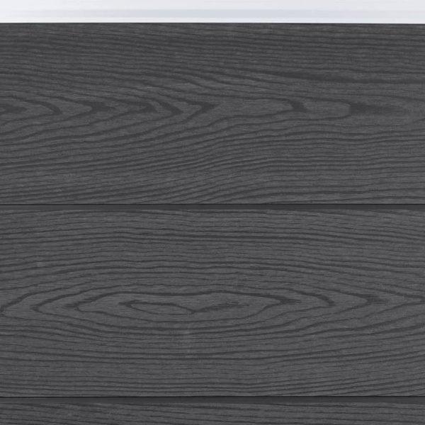 Staketpanel grå 526x186 cm WPC