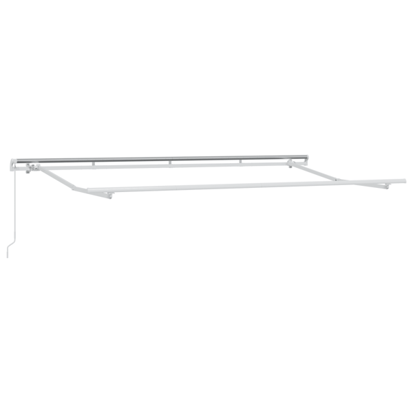 Utfällbar markis Antracit 400 x 200 cm tyg