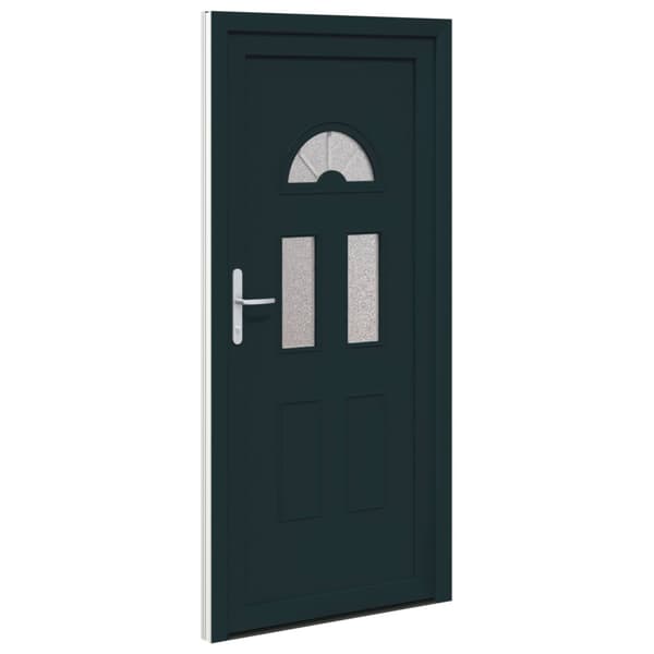 Framdörr Antracit 88 x 200 cm PVC