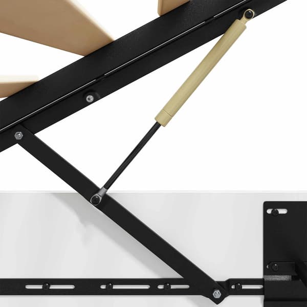 Ottoman Sängram Vit 193 x 90 x 25 cm Konstruerat trä