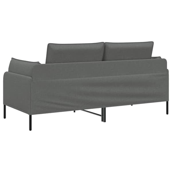 2-sits soffa Mörkgrå 188 x 81 x 89 cm Tyg
