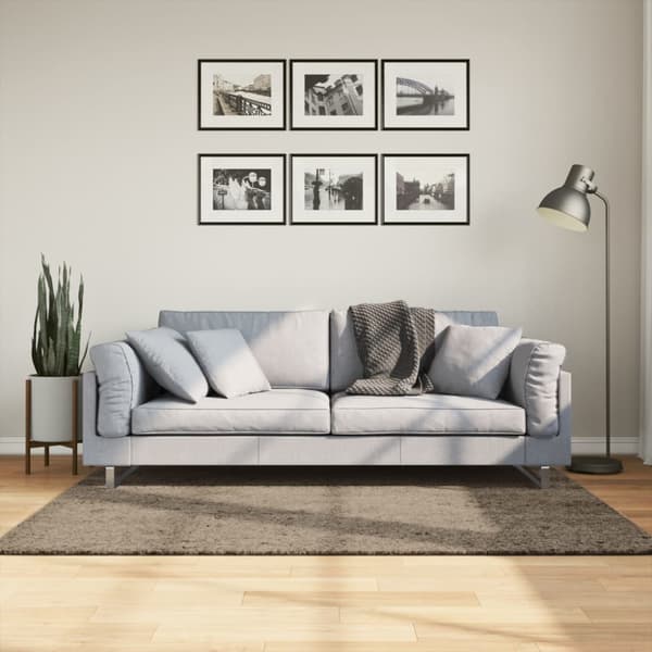 Matta ISTAN långluggad glansig grå 120x170 cm