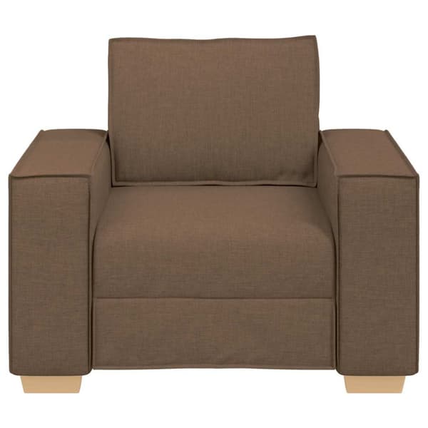 Soffa brun 100x78x84 cm tyg