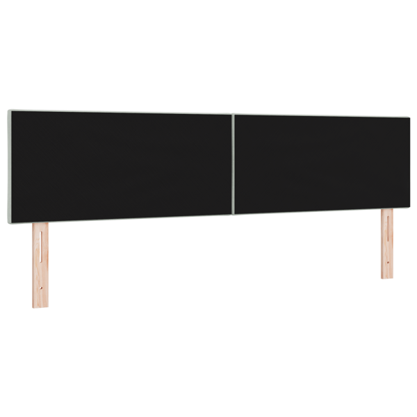 LED huvuddyna Ljusgrå 180 cm Sammet