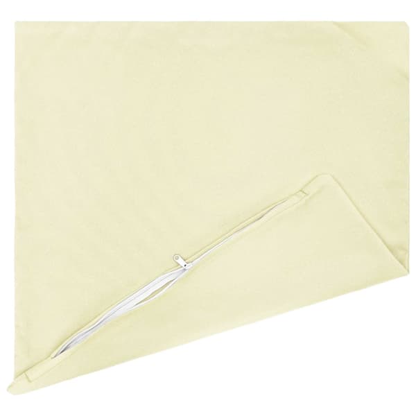 Kuddöverdrag 2 st HEERLEN Gräddvit 45 x 45 cm Polyester