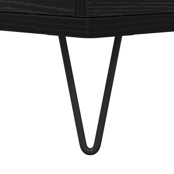 Skåp 3 pcs Svart Ek