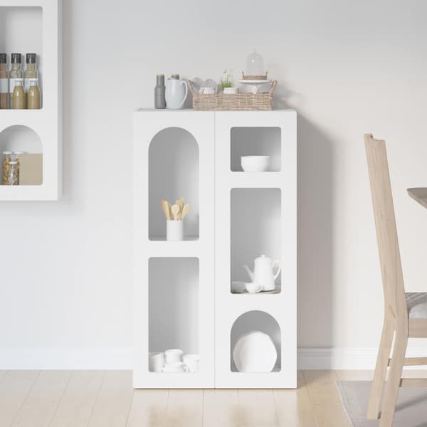 Sideboard Vit 59 x 35 x 100,5 cm Konstruerat trä
