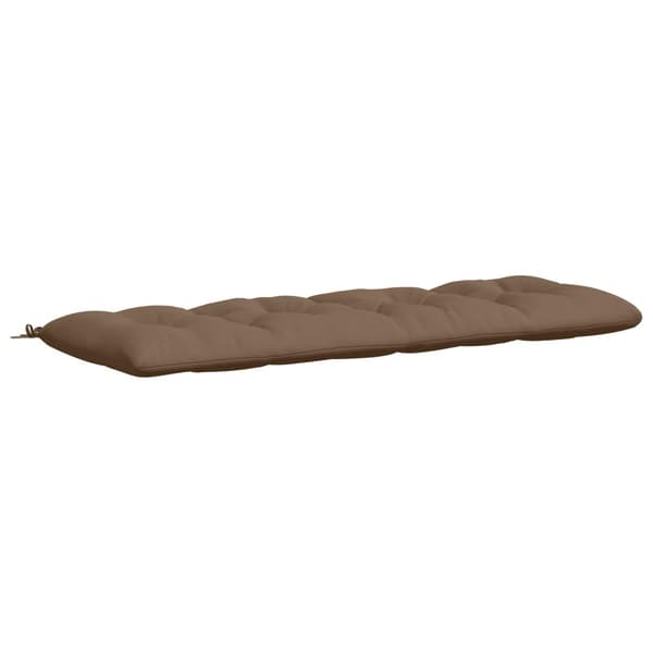 Bänk kudde VIANEN 100% Polyester Taupe 180 x 60 x 12 cm