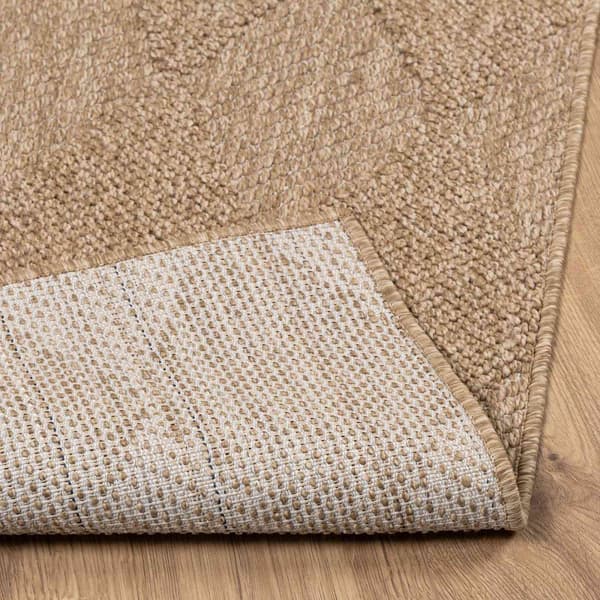Områdesmattor Rektangulär AGIRA Naturfärg 150 x 80 cm Polyester