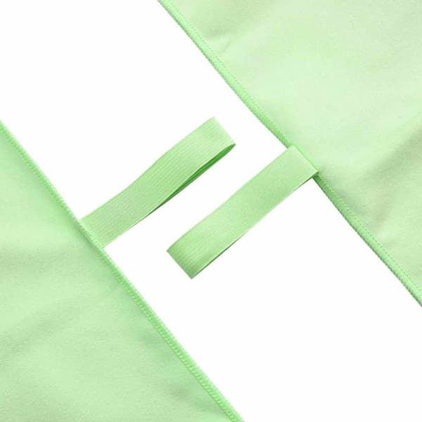 Sporthanddukar 2 pcs Grön 180 x 90 cm Polyester och polyamid