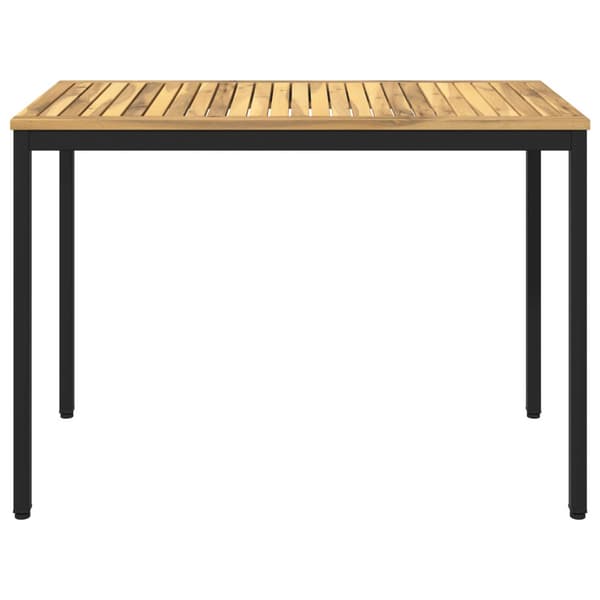 Trädgårds Middagsbord Vit och svart 108,5 x 55 x 75 cm