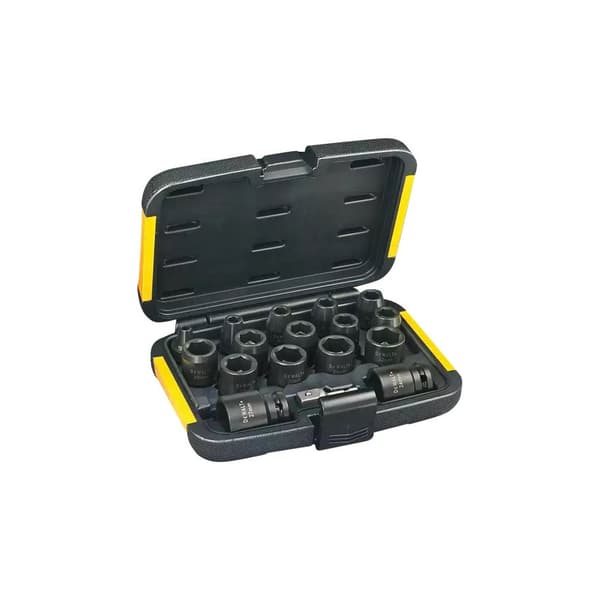 DeWALT slagsocketsats - 17 delar