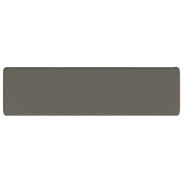 1-delad Bänk Kudde VUGHT 100% Polyester Grå 140 x 40 x 5 cm