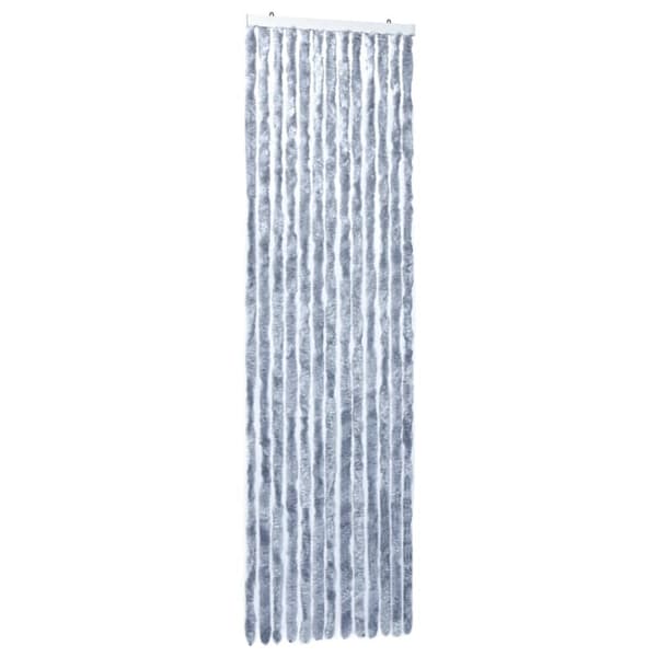 Insektsdraperi silver 118x220 cm chenille