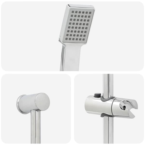 Duschsystemset stål