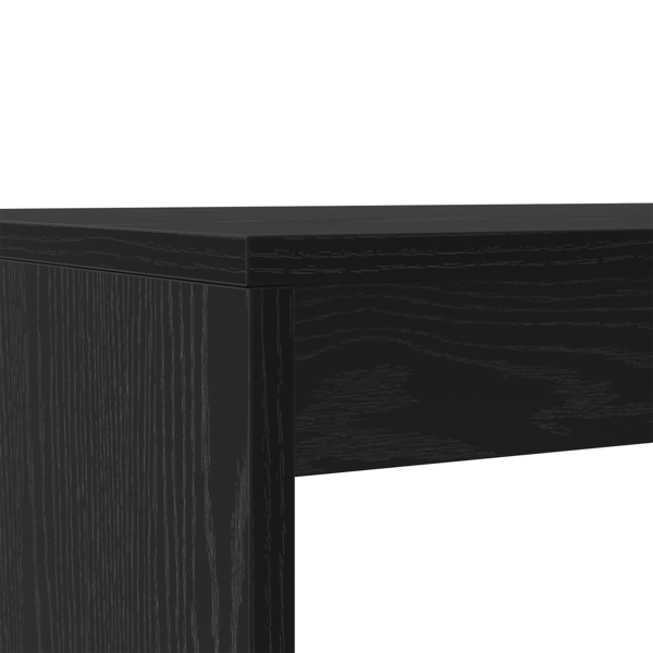 Matgrupp 2 pcs Svart ek Konstruerat trä