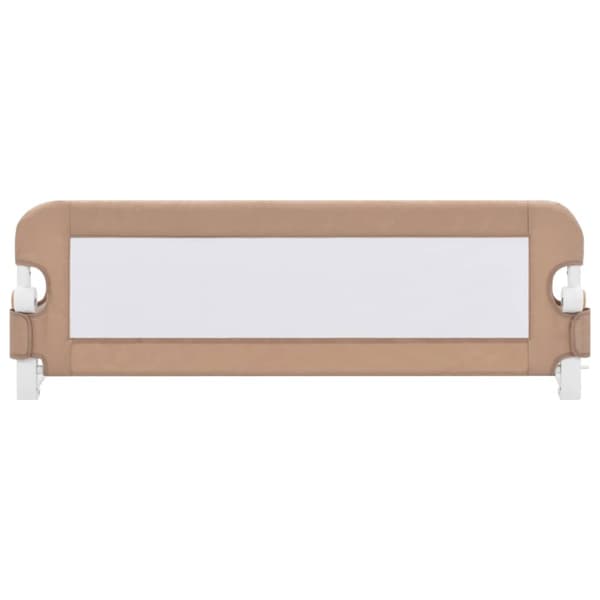Sängskena för barn taupe 120x42 cm polyester