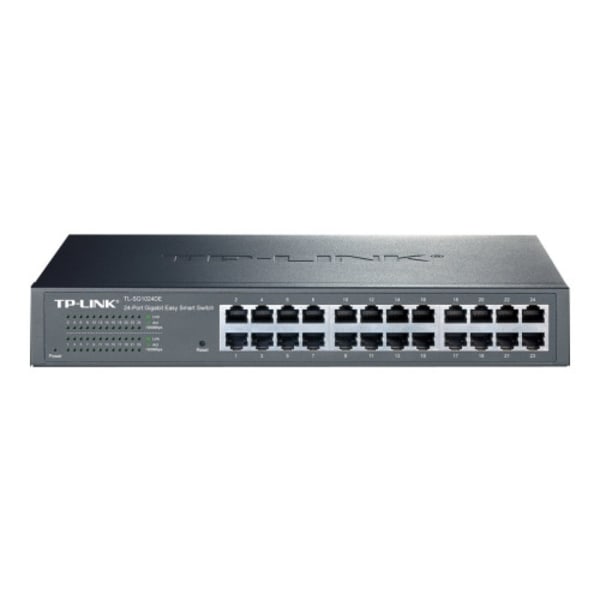 TP-Link JetStream TL-SG1024DE - switch - 24 portar - rackmonterbar Svart