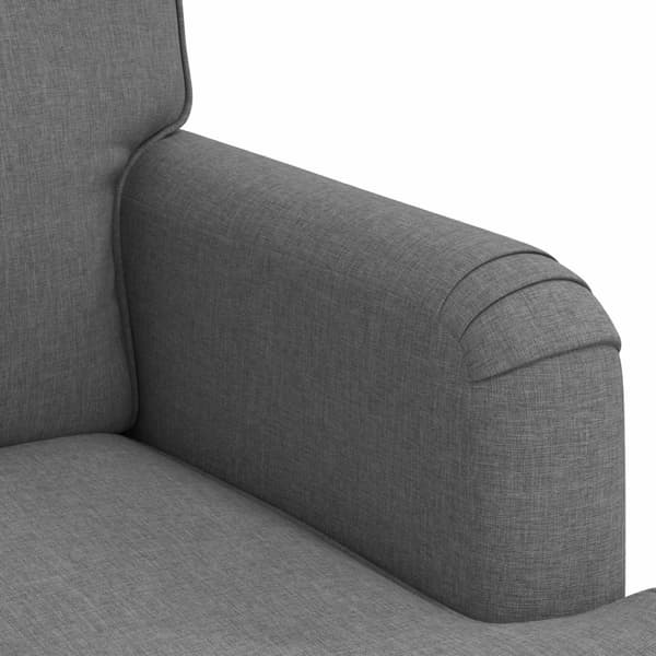 Soffa Mörkgrå 144 x 80 x 85 cm tyg