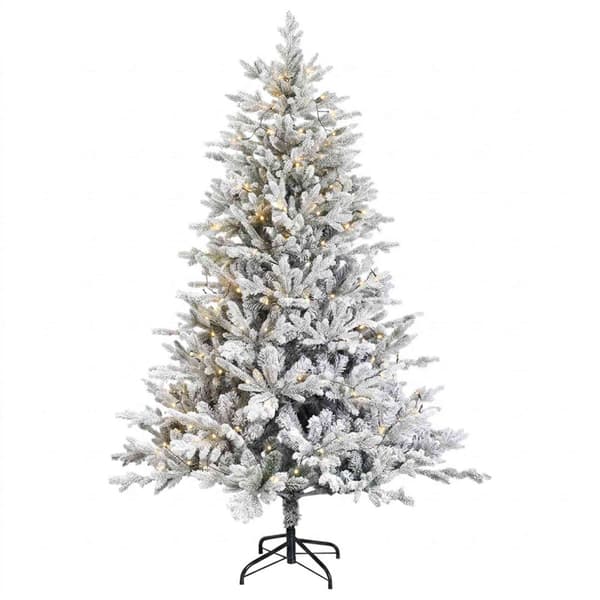 Plast Hingad Julgran 150 cm 150 LED-lampor Varmvit