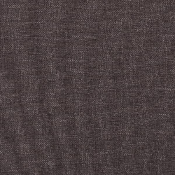 Bed Frame without Mattress "Hvar" Dark Brown 140x190 cm Fabric