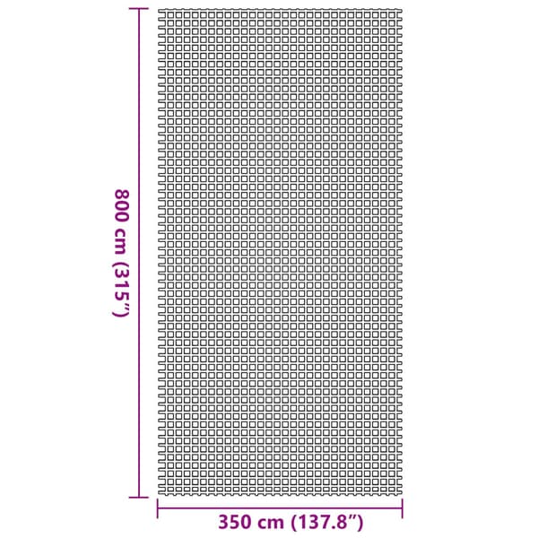 Tältmatta Blå 800 x 350 cm Polyester