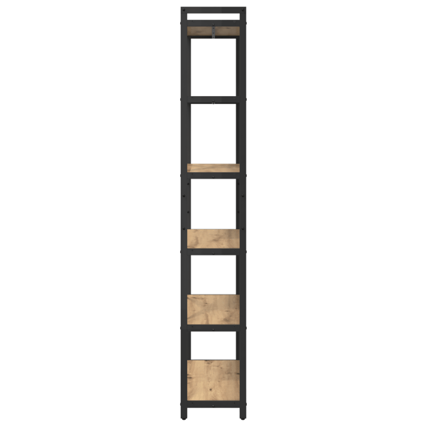 Hyllsystem 80 x 30 x 189,5 cm Konstruerat trä Artisan Ek