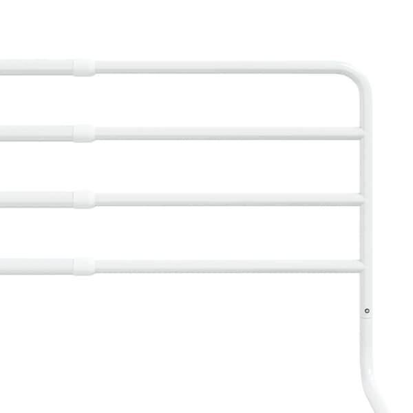Sängskena för barn vit (76-137)x55 cm tyg