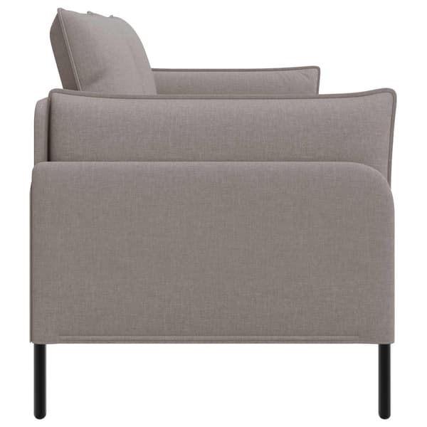2-sits soffa Taupe 188 x 81 x 89 cm Tyg