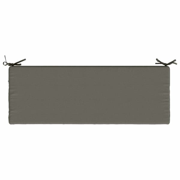 Bänk kudde SOEST 100% Polyester Grå 100 x 40 x 8 cm