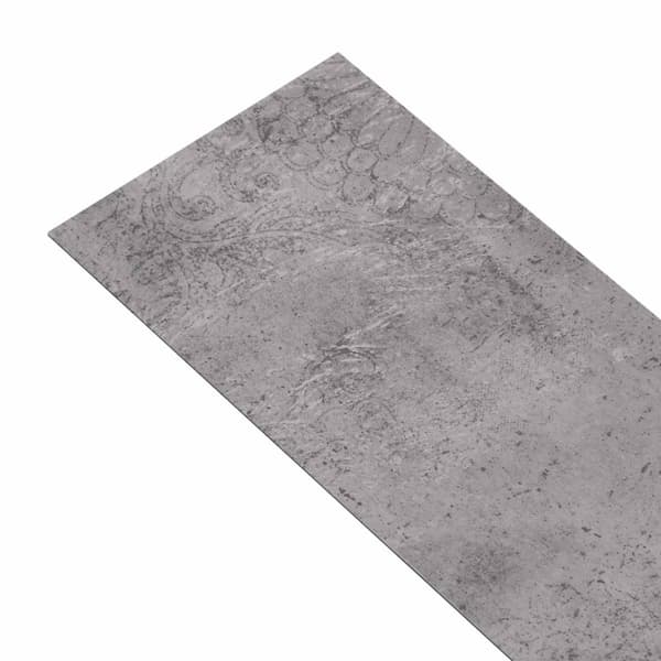 Golvplankor 36 pcs Cement Brun 5,02 m² PVC