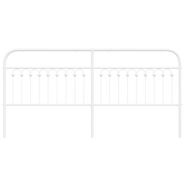 Ersättningsgavel metall vit 193 cm