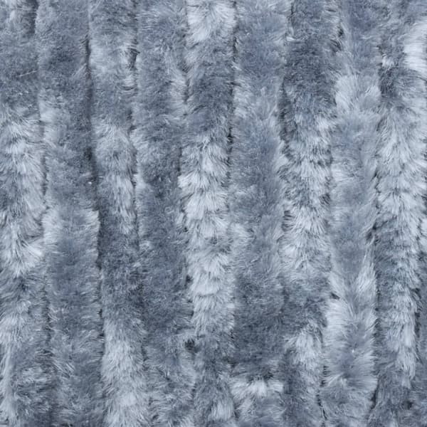Insektsdraperi silver 90x200 cm chenille